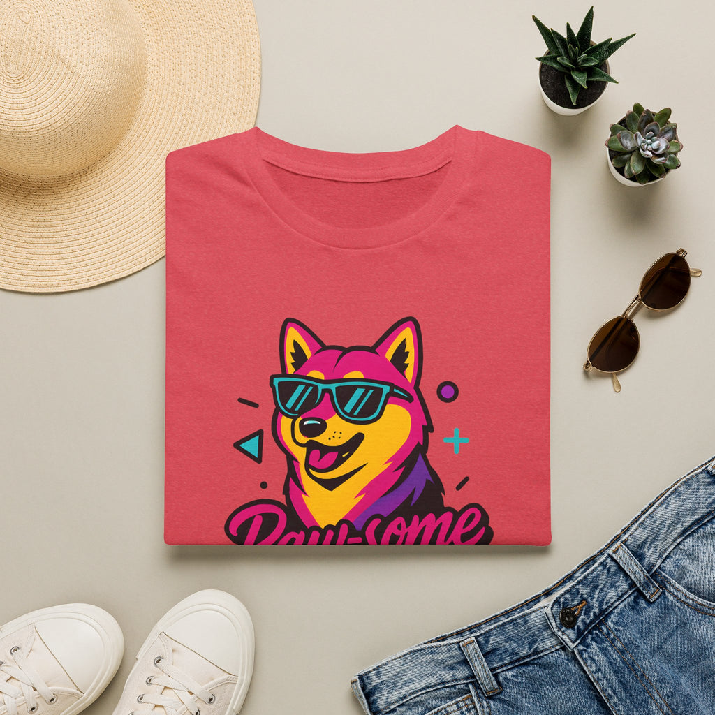 Paw-some Neon Dog T-Shirt