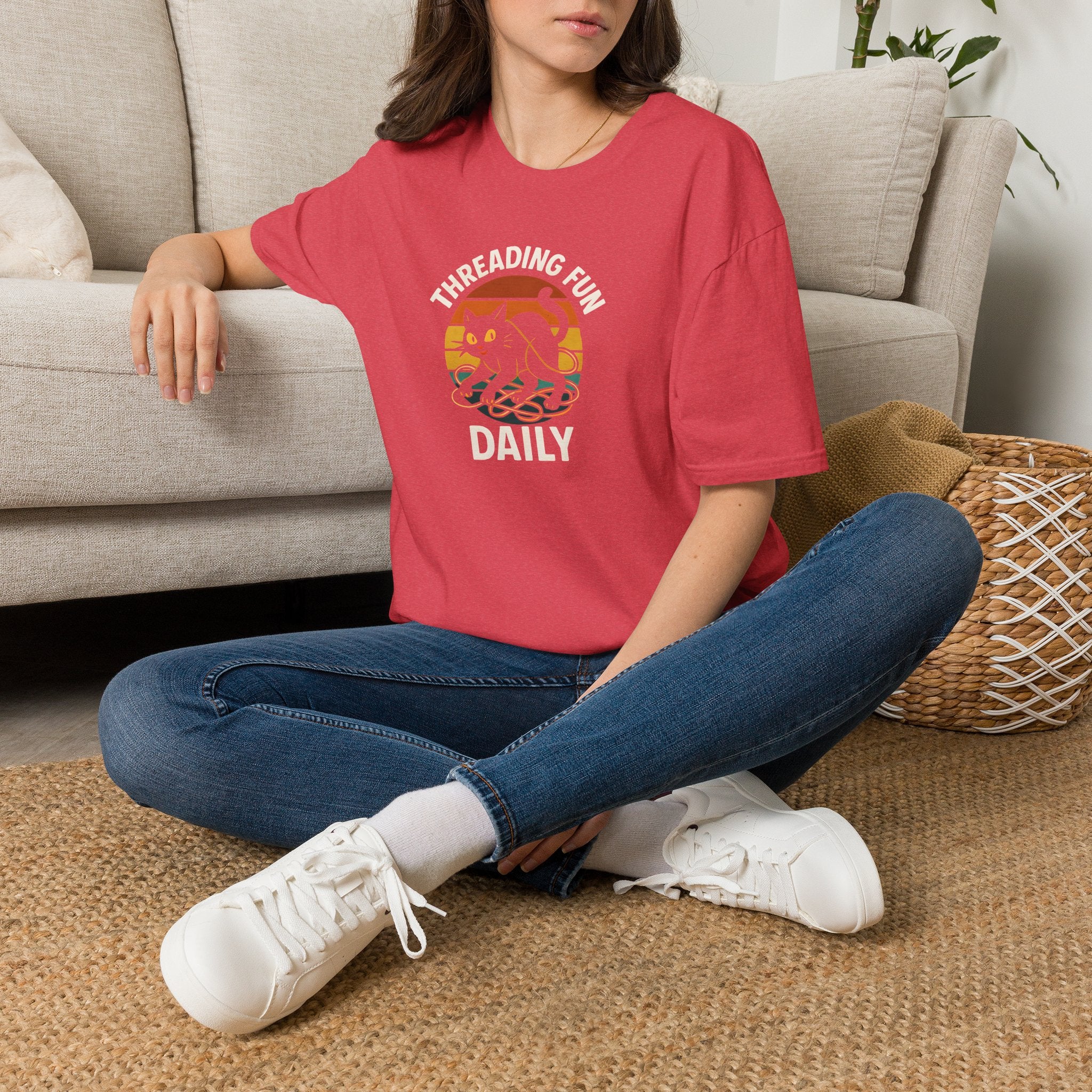 Cat with Thread T-Shirt