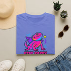 Neon Lizard Illustration T-Shirt