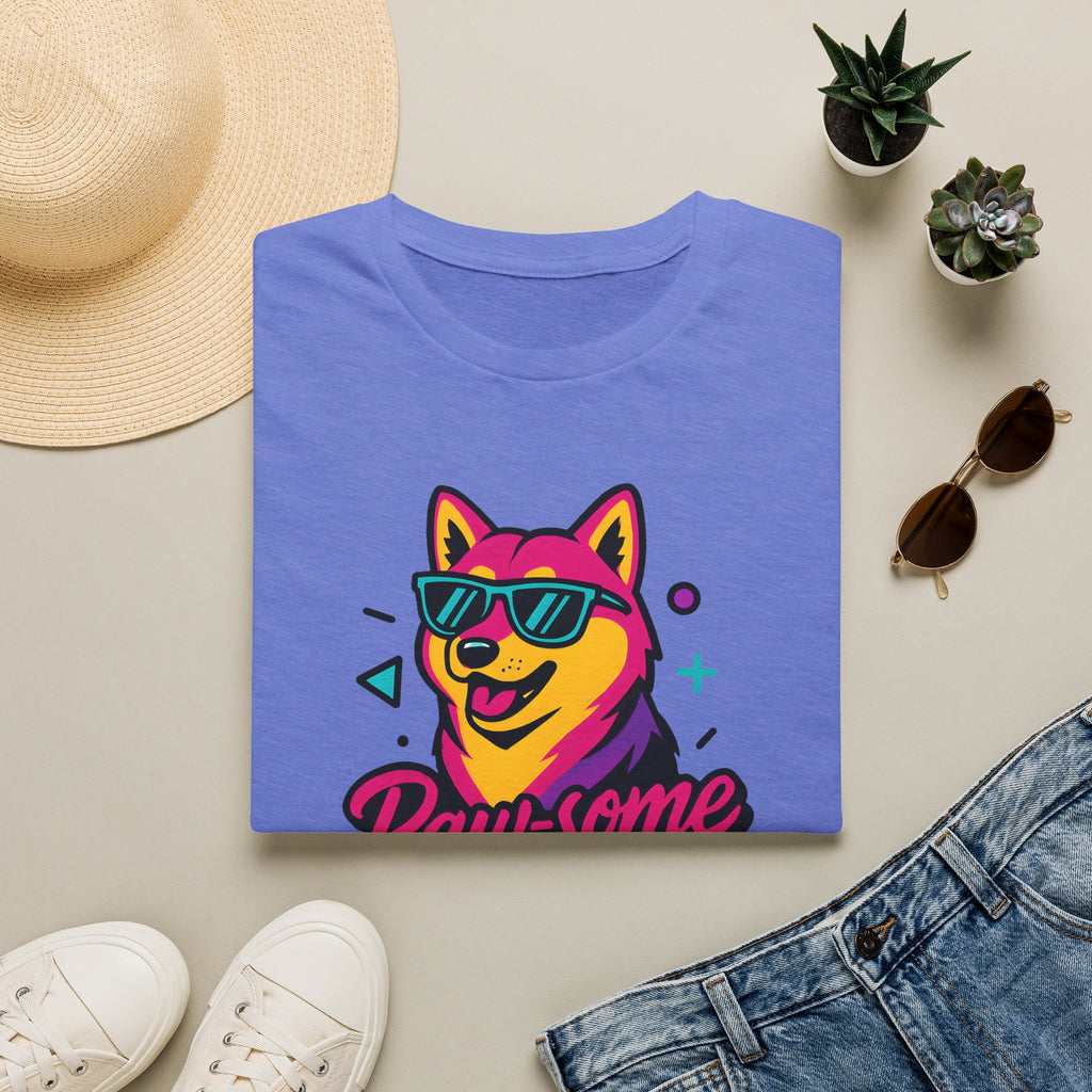 Paw-some Neon Dog T-Shirt