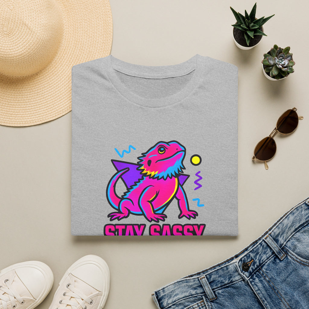 Neon Lizard Illustration T-Shirt
