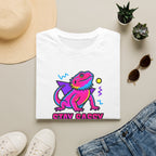 Neon Lizard Illustration T-Shirt