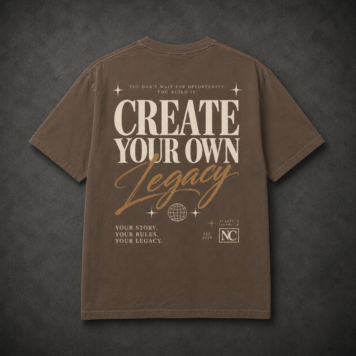 CREATE YOUR OWN LEGACY TEE