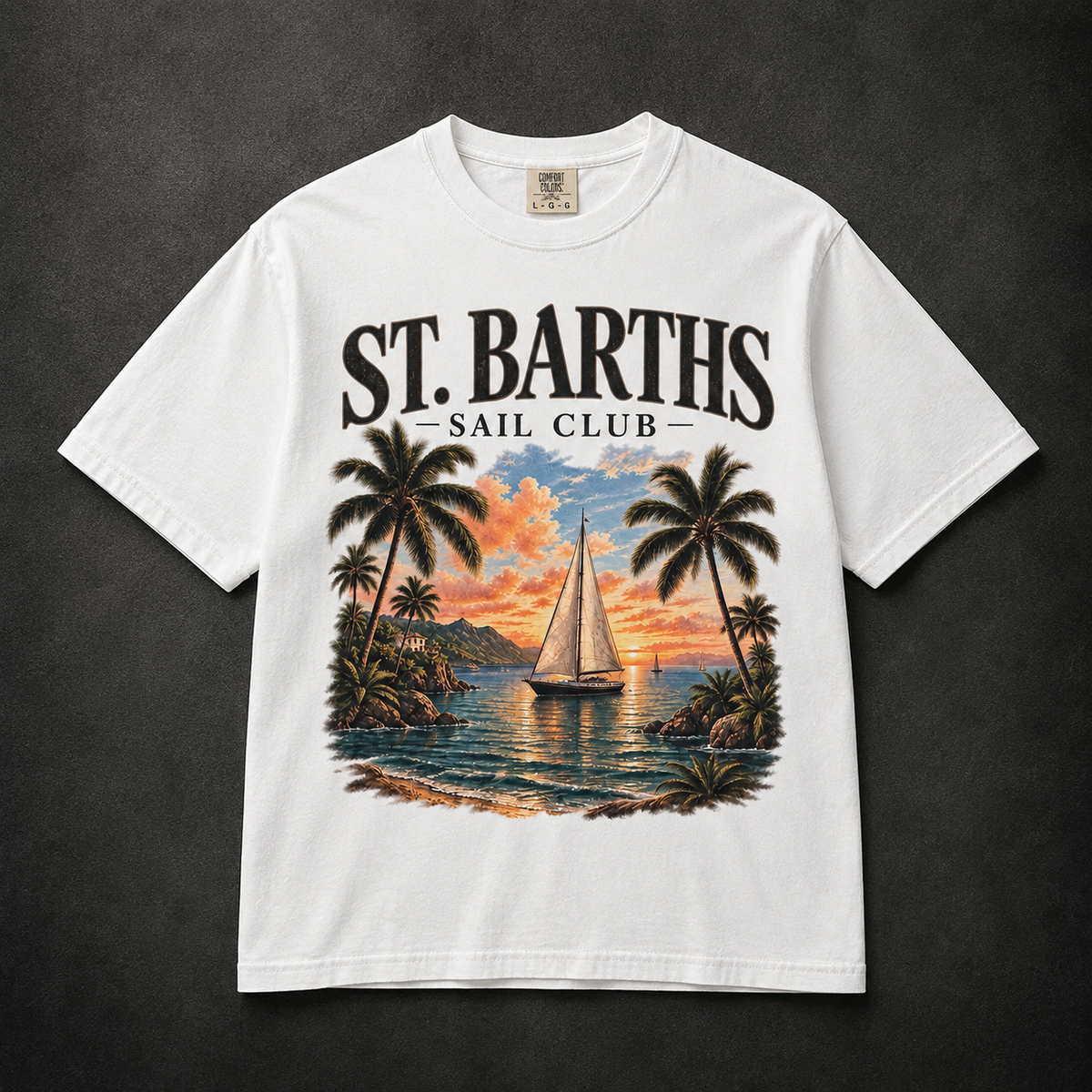 ST. BARTHS SAIL CLUB TEE