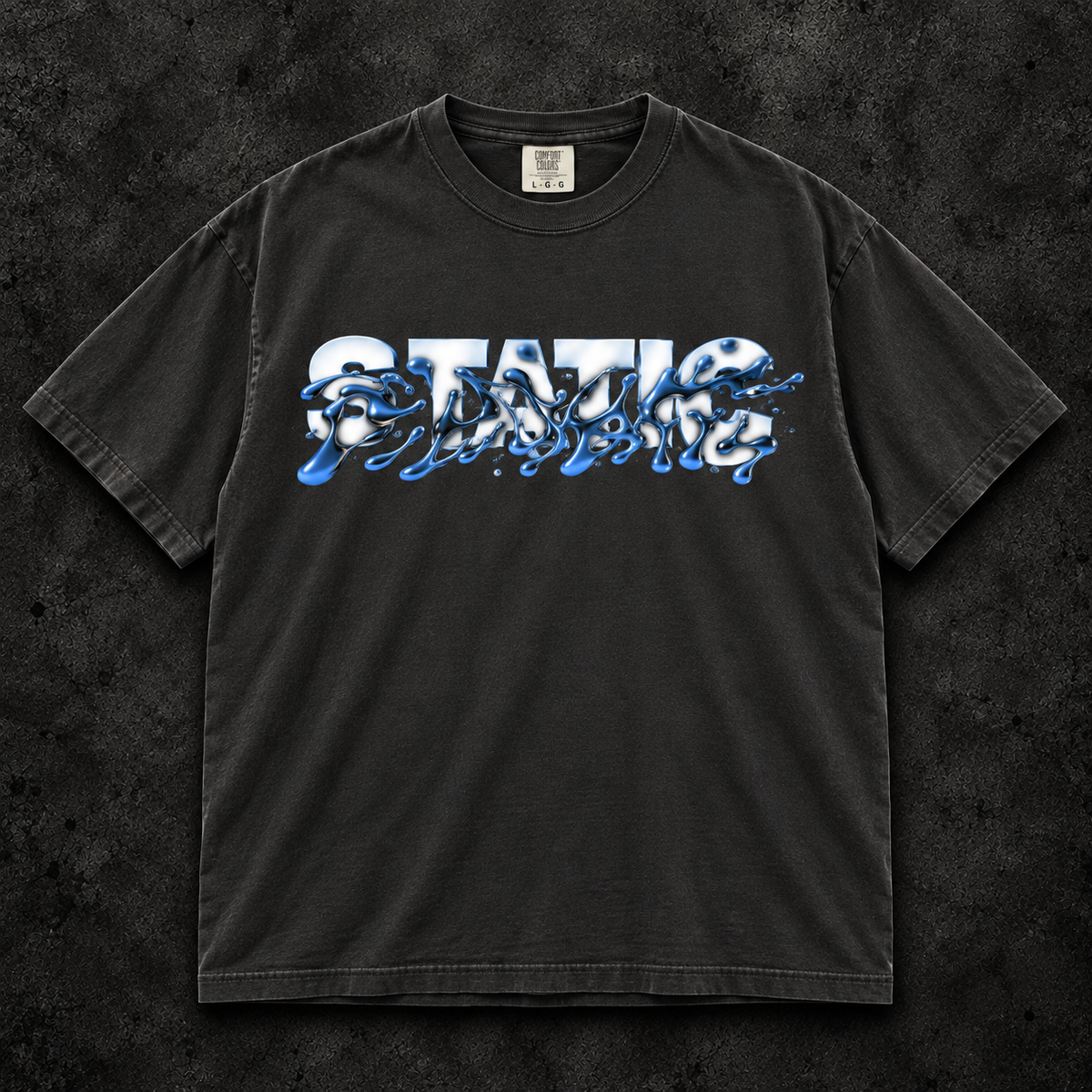 STATIC LIQUID GRAPHIC TEE